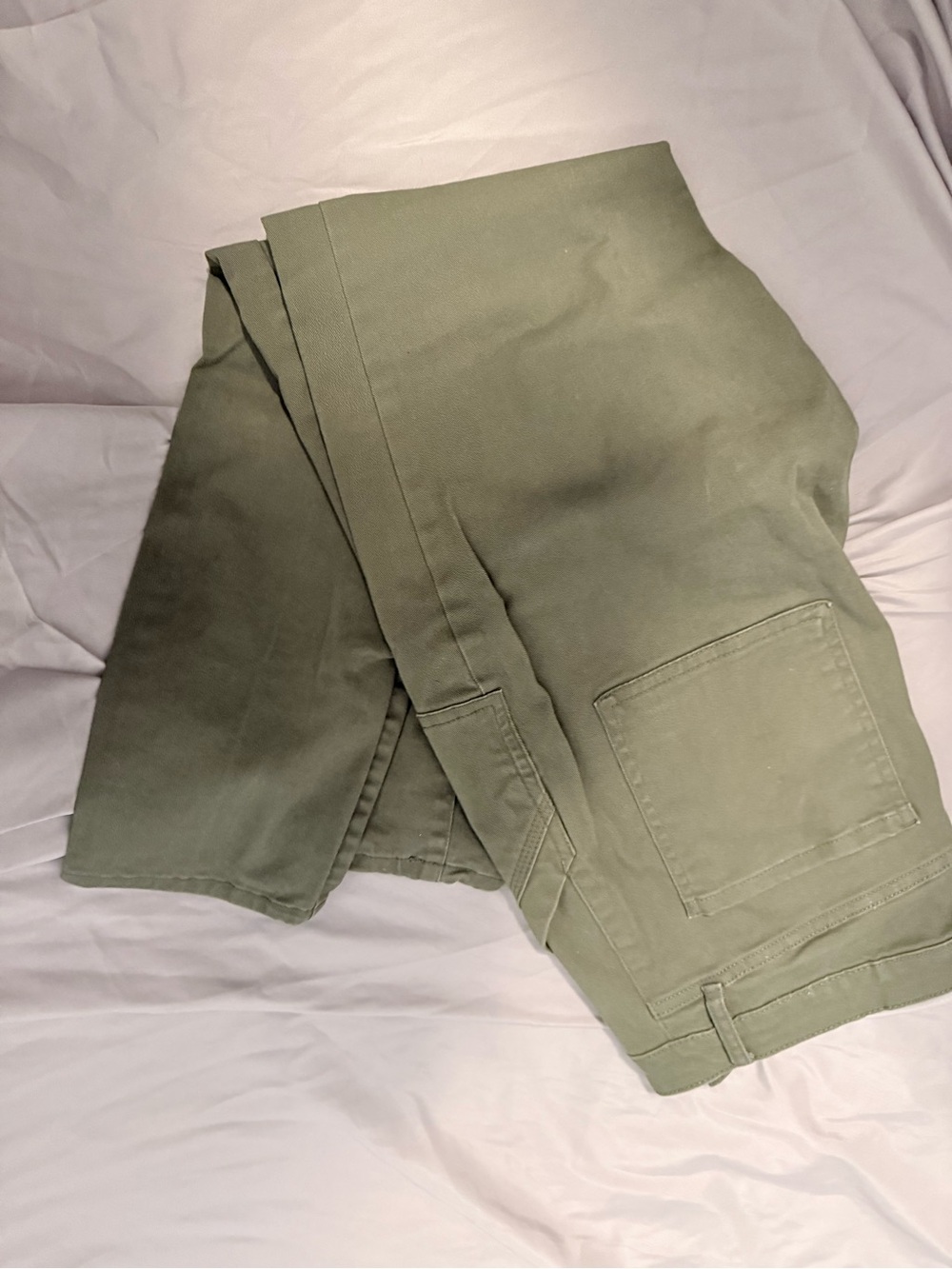 Banana Republic Olive Green Utility Pants Size 10 Straight Leg